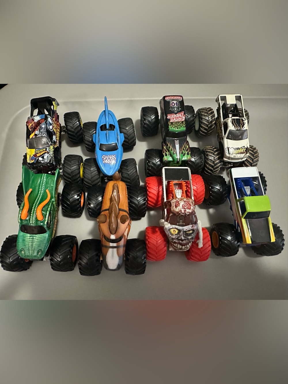 Monster Jam Trucks - Lot of 8